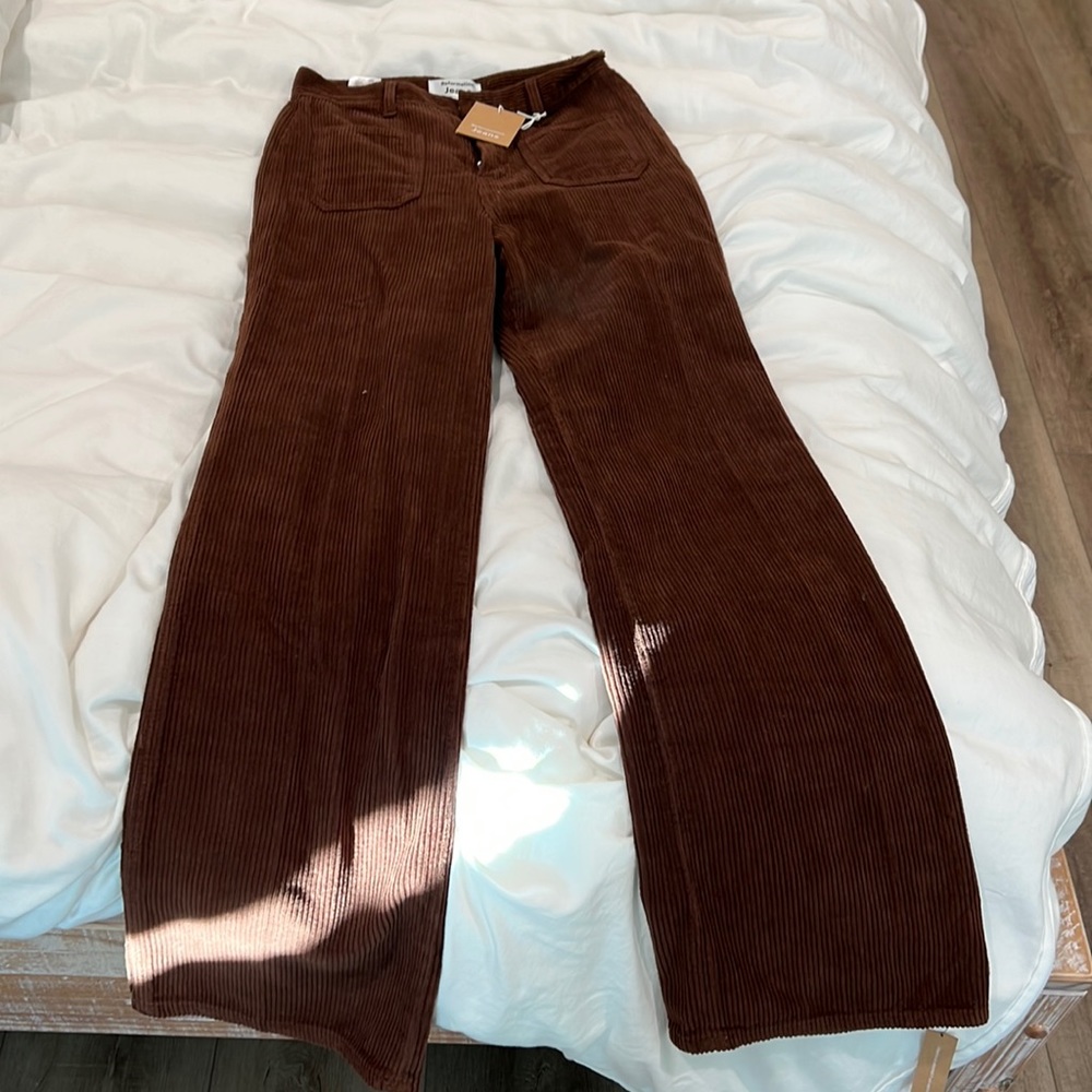 Ref Alyssa high waisted corduroy wide leg jeans